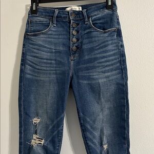 Curve Love High Rise Super Skinny Ankle Jeans